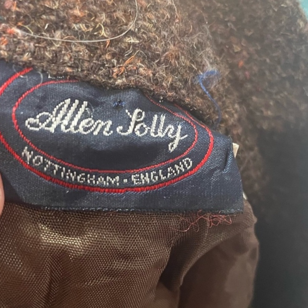 Vintage Allen Solly Brown wool skirt with pockets Vintage size 4 feels like XS - Picture 4 of 7